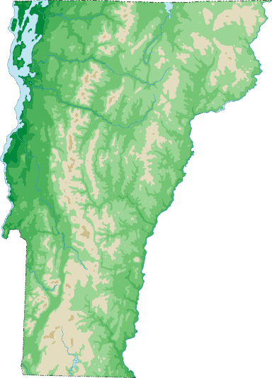 Vermont topo map